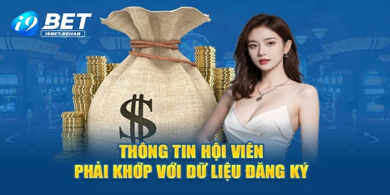 Nhập thông tin rút tiền I9BET